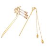 2 Pcs Vintage Tassel Hair Sticks Handmade Alloy Chinese Hair Chopsticks Elegant Traditional Hairpins, Hair Accessories for Women Girls