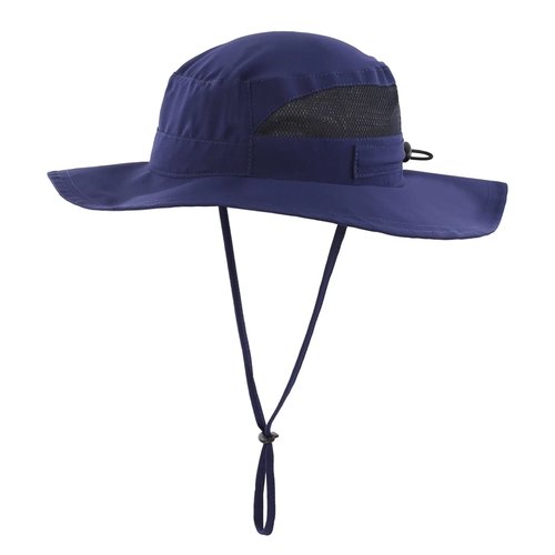 Connectyle Toddler Boy Bucket Sun Hat UPF 50+ Kids Quick Dry, Navy, 2-4T