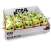 Buckle-Down Dog Toy, Mandalorian, Plush Squeaker Star Wars The Child Sitting Pose, Baby yoda, 8" x 8" (DTPT-SWBIF) for All Breed Sizes