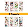 Creammuffin Stickers Party Supplies Kits for Toddlers, Children 3D Puffy Christmas Stickers