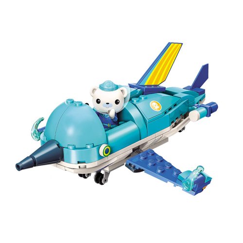 BASEPLATES for Age 6+ Building Block Ocean Adventure Octonauts GUP-R Sailfish Vehicle & Barnacles 116pcs Building Brick Set-No Package Box (3702)