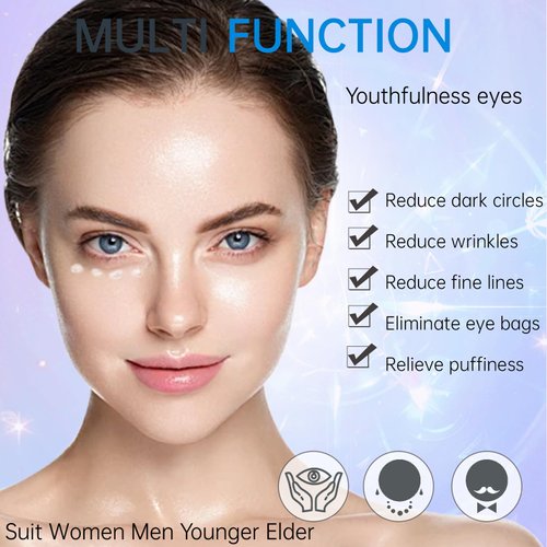 KIbabyDI Under Eye Cream for Puffiness| Dark Circles| Wrinkle| Bags Under Eyes, Eye Repair Cream Anti Aging Moisturizer, Eye Care Cream Suit Women Men Eye Firm Smooth 0.7 oz