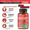 2 Packs 60 Counts 4 Months - Saw Palmetto Capsules 5300 mg - 11in1 with Ashwagandha, Turmeric, Tribulus, Maca, Green Tea, Holy Basil & More - Extract for Prostate, Skin & Immune Support