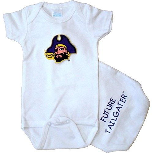Future Tailgater East Carolina ECU Pirates FT Baby Onesie (Newborn)