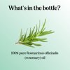 Pure Rosemary Essential Oil for Aromatherapy - Pure Rosemary Oil for Hair Skin and Nails - Refreshing Rosemary Essential Oil for Diffusers Plus Dry Scalp Treatment and Hair Oil for Shine