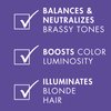 Nexxus Blonde Assure Purple Shampoo & Conditioner Color Assure Combo Pack Blonde, Bleached & Silver Hair Color Shampoo & Conditioner with Keratin Protein & Violet Pigment 13.5 fl oz