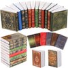 CCOZN 30 Pieces Miniature Dollhouse Books - 1:12 Scale Mini Dollhouse Miniatures Books Accessories Tiny Books for Dollhouse BookShelfs Dollhouse Furniture Pretend Play Supplies