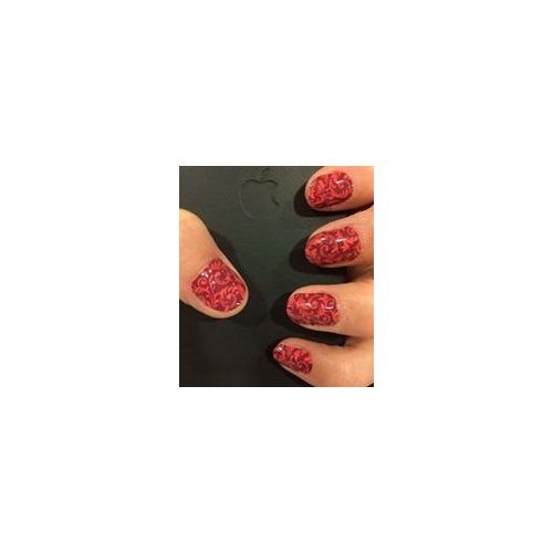 Abby Floral - Jamberry Nail Wraps - Half Sheet