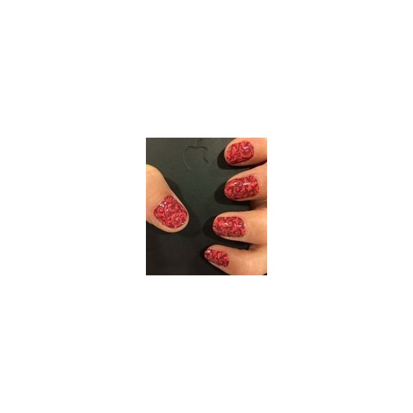 Abby Floral - Jamberry Nail Wraps - Half Sheet