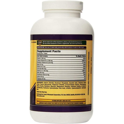 Kirkland Signature One Per Day Super B-Complex with Electrolytes,500 tablets