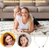 Tyqour 2Pcs Gold Headbands for Women Thin Metal Hair Band Retro Big Wavy Headband Hair Styling Accessories for Women Teen Girls Bridal Wedding