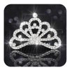 Kilshye Princess Crown Hair Comb Silver Girls Tiara Combs Rhinestone Prom Tiaras and Crowns Hairpiece for Kids (Silver)