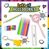 Original Stationery Fidget Pop Stationery Set, Pop Fidget Toy Set with Fidget Notebook & Fun Girl Fidget Toys for Car Rides, Fidgets for Girls 8-10