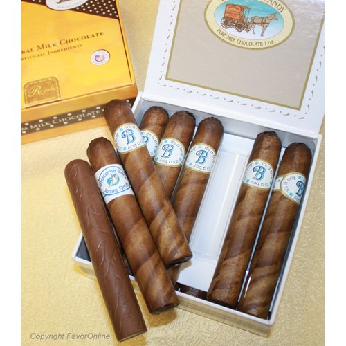 "It's a Boy" Royale Chocolate Cigars in Cigar Box