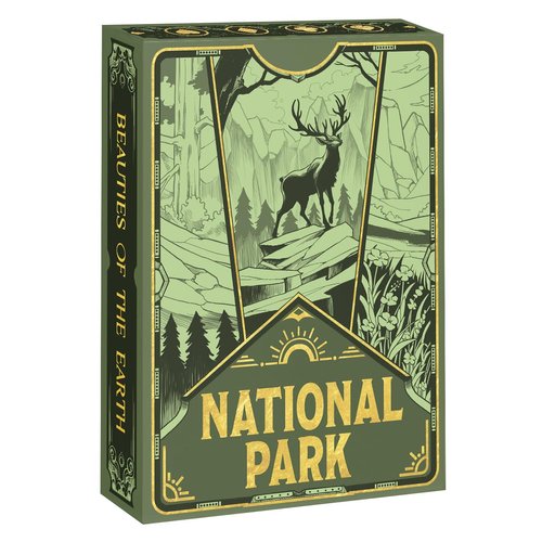 HAAKUN National Park Playing Cards Cute Pet Themed Card for Animal Lovers Teens Adults Friends Family Trivia Board Games Packs Design Set Waterproof Poker Collections Decks with Box