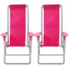 STOBOK 2PCS Miniature Folding Beach Chairs Mini Dolls House Furniture Plastic Beach Lounge Chairs Dollhouse Furniture Accessories