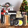 Gifts for Men, Beard Kit w/Handmade Beard Oil &Blam, Handmade Beard Brush &Comb, Anniversary &Birthday Gifts, Unique Gifts for Him Husband Boyfriend, Beard Care Kit for Daddy, Gifts for Men Dad