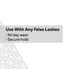 Eylure Line & Lash Felt Tip Adhesive Pen for False Eyelashes, Clear, 0.7 ml