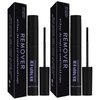 Qiveaory 2Pcs Lash Remover for Lash Extension,Cluster Lash Glue Remover Individual Eyelashes Gentle Eye Removal for False Lashes,Eyelash Extension Adhesive Remover Self Use at Home