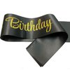NAUXIUDSJS 21st Birthday Sash, Birthday Sash for Girls,Birthday Princess 21st Birthday Gifts Decorations for Happy 21st Birthday Party Favor Supplies,Black Gold