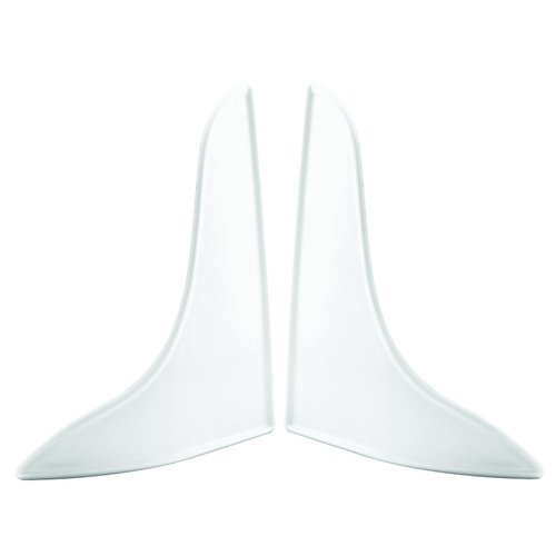 Prime-Line MP6086 Bath Tub Splash Guard, 9 In. x 10-3/4 In., Plastic, White (1 Set)
