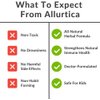 Allurtica | Natural Nettle Leaf Supplement Capsules - Herbal Supplement with Quercetin and Stinging Nettle for Adults/Kids Non Drowsy 40ct