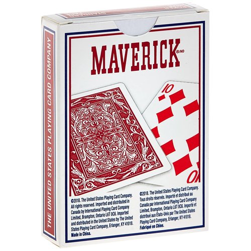 Maverick Standard Index Playing Cards, 1 CT (Colors May Vary)