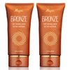 Body Lotion for Self-Tanning Your Face and Full Body, Streak Free Instant Shimmer, quick Dry, Sunless Bronzing Lotion for 100% Natural- looking Self Tan (Pack of 2)