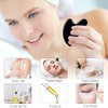 FUANKANG Gua Sha Facial Tools Black Guasha Stone for Skincare Face Body Relieve Muscle Tensions Reduce Puffiness (Black