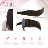 Moresoo Tape in Human Hair Extensions Brown Hair Extensions Tape in Dark Brown Tape in Hair Extensions Human Hair Seamless Tape in Extensions Real Hair 18 Inch #4 20pcs 50g