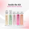 Fresh Color & Care Lip Collection Holiday Gift Set:: Tinted Lip Balms in Sugar Rosé, Honey, Bloom, Sugar Advanced Therapy, Mint Rush Lip Treatment