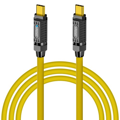 Poyiccot USB C to USB C Charging Cable 6ft, 140W USB C Charger Cable, 20Gbps Type C to Type C Cable Fast Charging, with LED Light, Support 8K@60hz for MacBook Pro,Galaxy S23 S22