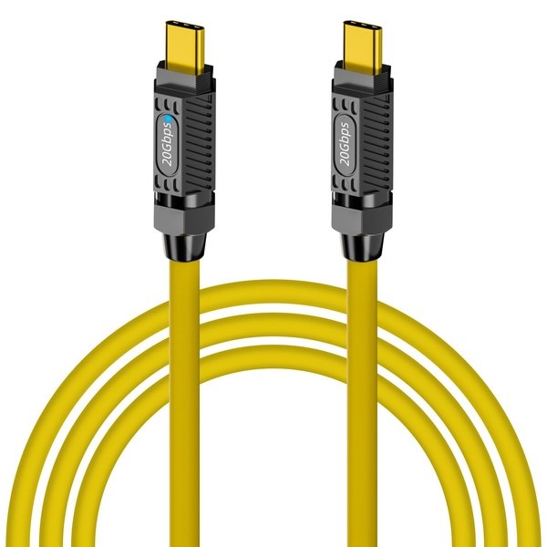 Poyiccot USB C to USB C Charging Cable 6ft, 140W USB C Charger Cable, 20Gbps Type C to Type C Cable Fast Charging, with LED Light, Support 8K@60hz for MacBook Pro,Galaxy S23 S22