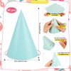 Rcanedny 40 Pcs Colorful Party Hats Bright Birthday Paper Cone Hat for Birthday Christmas New Year Party Supplies Graduation Celebration, 8 Colors