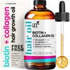 artnaturals Biotin Collagen Hair Oil 4.0oz - Growth Promoting Volumizing Formula - Reduce Hair Loss, Strengthens and Nourishes Hair - Controls Frizz & Improves Manageability