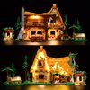 LightGo LED Lighting Kit Designed for Lego 43242 Snow White and The Seven Dwarfs' Cottage Building Set - Not Include Model (Classic Version)