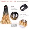 French Curly Braiding Hair 24 Inch 8 Packs Soft Braiding Hair Pre Stretched Loose Wavy Braiding Hair Synthetic Hair Extensions for Black Women (24 inch 8 packs, OT1B/27/613)