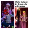 Zalmoxe Felt Dragon Dinosaur Masks for Kids Dinosaur Birthday Party Decorations Supplies Halloween Masks Dress-Up Costumes for Boys Girls(12B)