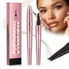 3D Microblading Eyebrow Tattoo Pencil 4 Fork Tip, Waterproof Magic Eyebrow Pencil Microblading Eyebrow Pencil, Natural Long-Lasting Fine Stroke Eyebrow Pencil with Micro-Fork Tip (C-Light Brown)