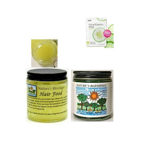 Nature Blessing Hair Food &amp; Hair Pomade 4 Fl.oz (COMBO PACK)
