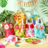 Silkfly 24 Pcs Flip Flop Tote Bags Non Woven Reusable Party Favor Bags Summer Beach Bag Bulk Tropical Gift Bags Hawaiian Goodie Bags with Handles for Kids Birthday Hawaii Luau Party Decorations