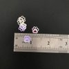 10 Grams/Pack - Sliver QUTE Paw Print Glitter - Festival Rave Beauty Makeup Face Body Nail Art Decoration- LB100