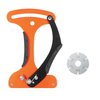 Enajucy Bike Spoke Tension Meter Spoke Wrench, Aluminum Alloy Bicycle Wheel Tool，Adjustment Wheel Repair Road Bike Indicator Meter Tensiometer Tools (Orange)