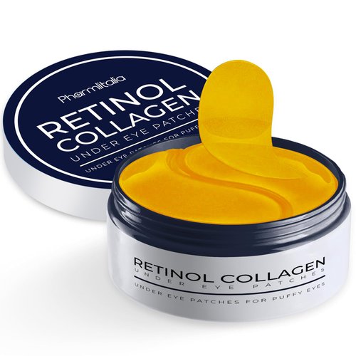 Gold Under Eye Patches For Puffy Eyes And Dark Circles - Overnight eye patches for Anti-Aging with Collagen & Hyaluronic Acid -Under Eye Mask for Removing Dark Circles, Puffiness & Wrinkles