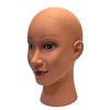 Ladella Beauty Cosmetology Wig Stand Block Bald Female Makeup Manikin Head for Wigs Making" not Styrofoam" Display Mannequin Head (DB-BALD)