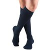 Truform Compression Socks, 15-20 mmHg, Men's Gym Socks, Knee High Over Calf Length, Navy, Small