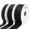 XMRIBBON Black Velvet Ribbon Single Sided,1 1/2 Inch by 10 Yards Spool