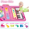 Toys for 1 Year Old Girl Gifts,2 in 1 Piano Mat Montessori Toys for 1 2 Year Old Girl,Educational Musical Toy First Birthday Gifts for 1 2 3 Year Old Girls,Christmas Stocking Stuffers for Toddler Girl