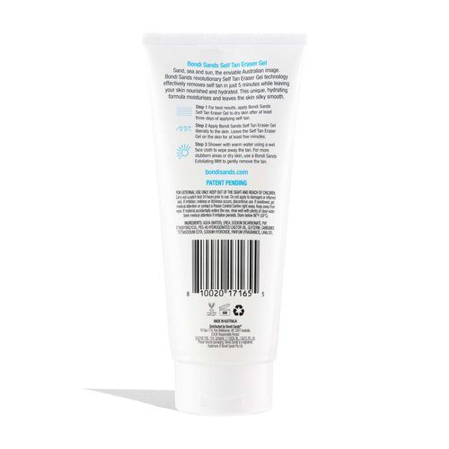 Bondi Sands Self Tan Eraser Gel | Moisturizing, Cleansing, Gentle Formula Effectively Removes Self-Tanner and Soothes Skin | 200 mL, 6.76 oz.