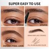 3D Waterproof Microblading Eyebrow Pen,Micro 4 Tip Brow Pen,Long-lasting Natural Eyebrow Magic Pen Microblading Pen Waterproof&Smudge-proof Creates Natural Looking Brows (Light brown)